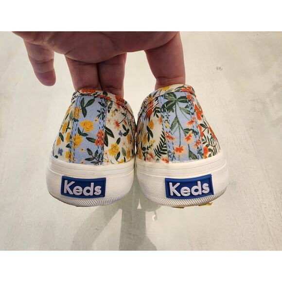 Keds x Rifle Paper Co Sneakers Slip on Floral SZ 7.5 Women's - Picture 6 of 9